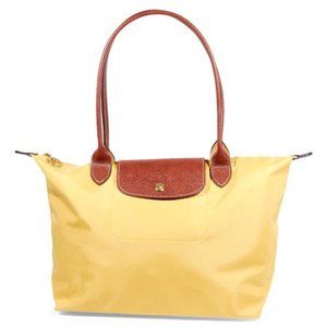 New LONGCHAMP Le Pliage Original Large Tote Curry YELLOW